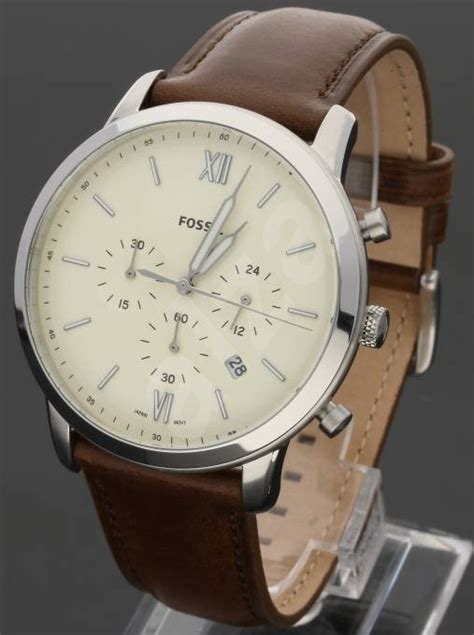 Buy Fossil Neutra Chronograph Brown Leather Men\'s Watch - FS5380 | Time  Watch Specialists