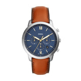 Fossil Neutra Chronograph Brown Leather Men's Watch - FS5453 | Time Watch Specialists