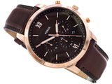 Fossil Neutra Chronograph Brown Leather Men's Watch | FS6026 | Time Watch Specialists