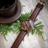 Fossil Neutra Chronograph Brown Leather Men's Watch | FS6026 | Time Watch Specialists