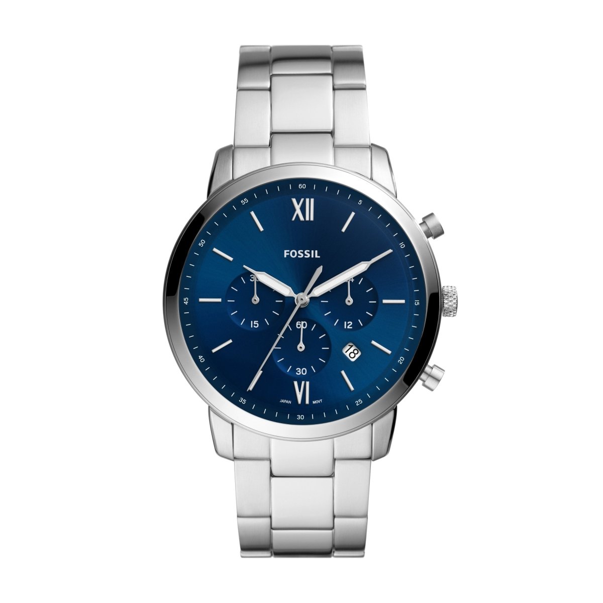 Fossil Neutra Chronograph Stainless Steel Men's Watch | FS5792 | TIME Watches