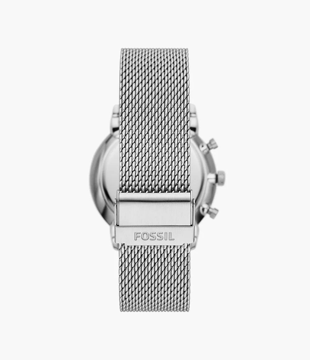 Neutra Chronograph Stainless Steel Mesh Watch and Bracelet Box Set -  FS6020SET - Fossil