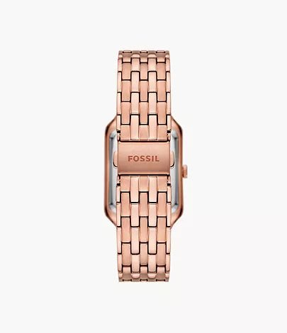 Fossil Raquel Three-Hand Date Rose Gold-Tone Stainless Steel Woman's Watch | ES5323 | Time Watch Specialists