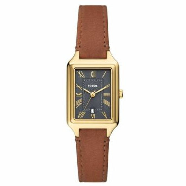 Fossil Raquel Three-Hand Gold-Tone Stainless Steel Woman's Watch | ES5303 | Time Watch Specialists