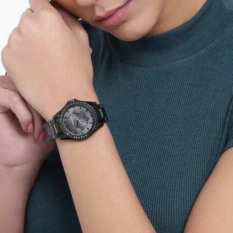 Fossil black womens best sale watch