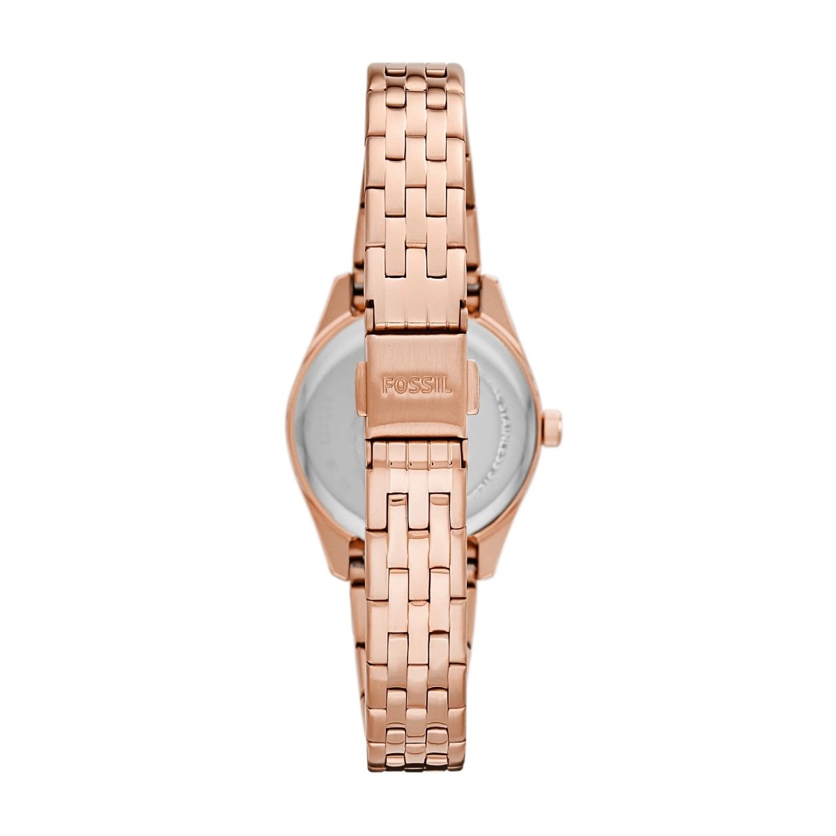 Fossil Scarlette Micro Three-Hand Date Rose Gold-Tone Stainless Steel Women's Watch - ES5038- ES5038 | Time Watch Specialists
