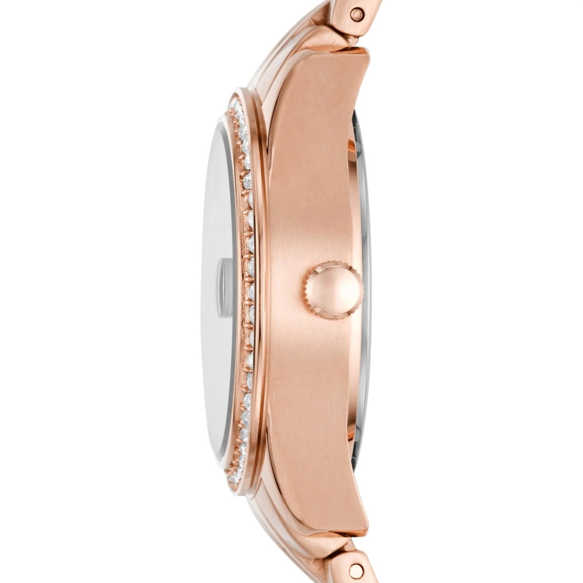 Fossil Scarlette Micro Three-Hand Date Rose Gold-Tone Stainless Steel Women's Watch - ES5038- ES5038 | Time Watch Specialists
