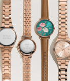 Fossil Scarlette Three-Hand Date Rose Gold-Tone Stainless Steel Women's Watch| ES5258 | Time Watch Specialists