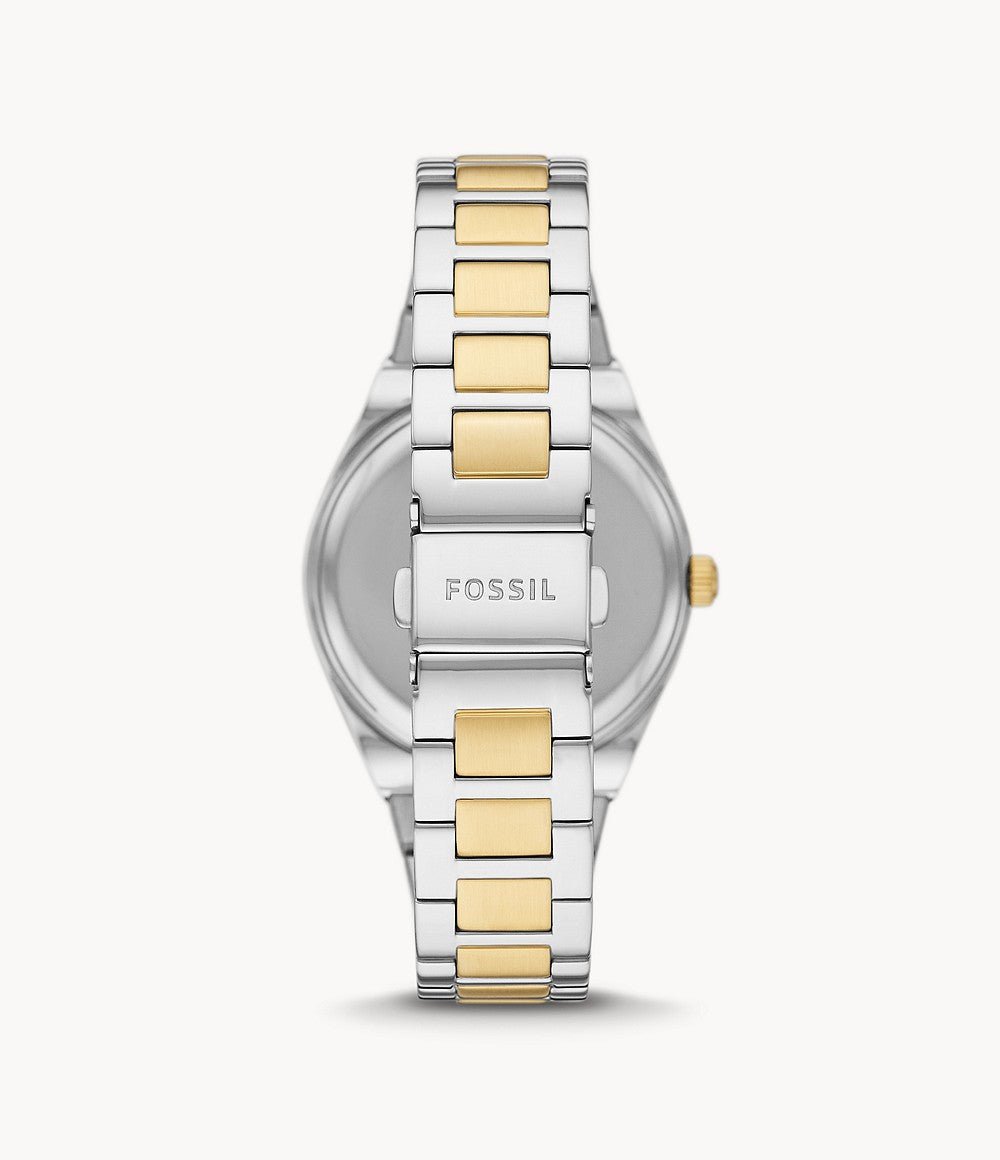 Fossil Scarlette Three-Hand Date Two-Tone Stainless Steel Women's Watch | ES5259 | Time Watch Specialists