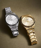 Fossil Scarlette Three-Hand Stainless Steel Woman's Watch | ES5300 | Time Watch Specialists
