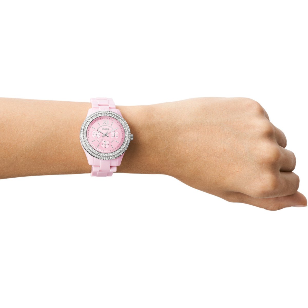 Fossil Stella Multifunction Pink Castor Oil Women's Watch - ES5153 | Time Watch Specialists