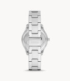 Fossil Stella Three-Hand Date Stainless Steel Women's Watch - ES5130 | Time Watch Specialists