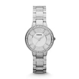 Fossil Virginia Silver Women's Watch - ES3282 | Time Watch Specialists