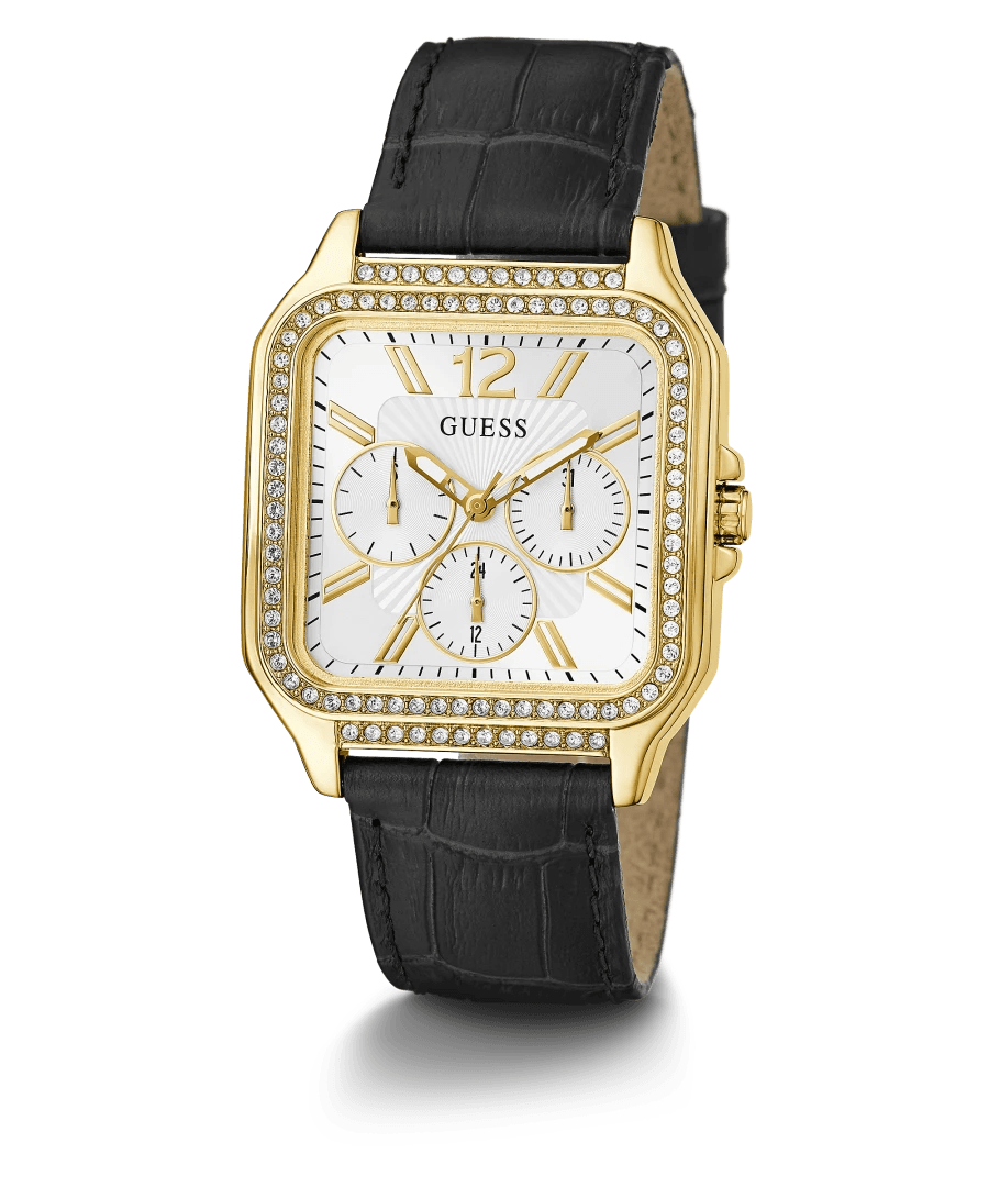 Guess genuine 2025 leather watch