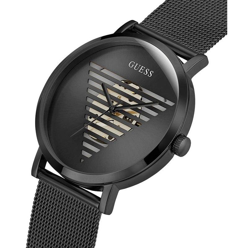 Guess Idol Black Case Analog Gents Watch GW0502G2 | Time Watch Specialists