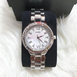 GUESS Mademoiselle White Dial Analog Women's Watch-W1016L1 | Time Watch Specialists