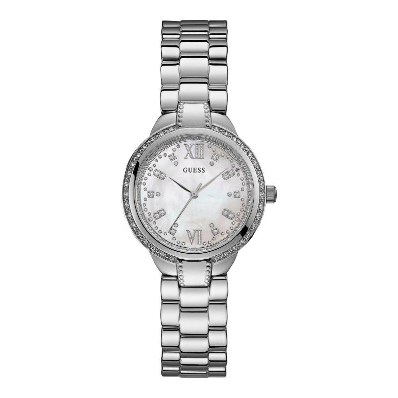GUESS Mademoiselle White Dial Analog Women's Watch - W1016L1 | TIME Watches