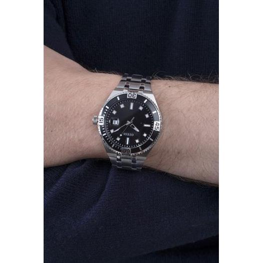 Guess Premier Silver Tone Date Gents Watch GW0330G1 | Time Watch Specialists