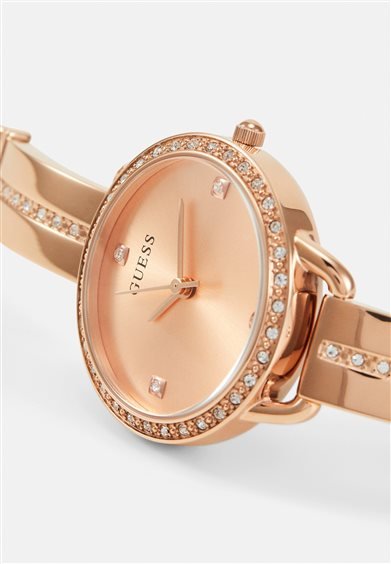 Guess Rose Gold Tone Stainless Steel Women's Watch | GW0022L3 | Time Watch Specialists