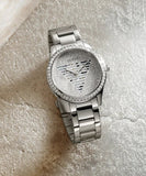 GUESS Silver Tone Analog Woman's Watch | GW0605L1 | Time Watch Specialists