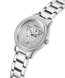 GUESS Silver Tone Analog Woman's Watch | GW0605L1 | Time Watch Specialists