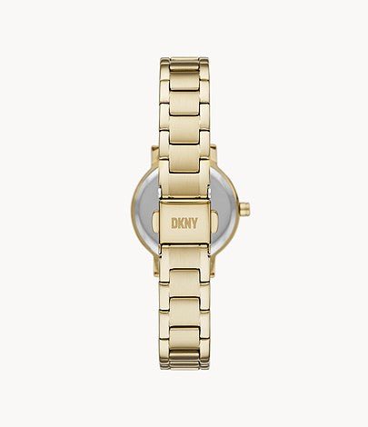 DKNY Soho Gold Dial and Gold Steel Bracelet 36mm Women's Watch | NY6647 | TIME Watches