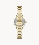 GUESS Soho Three-Hand Gold-Tone Stainless Steel Woman's Watch | NY6647 | Time Watch Specialists