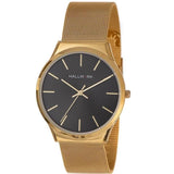 Hallmark Gold Bracelet Black Dial Men's Watch - HB1259B | Time Watch Specialists