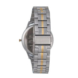 Hallmark Two-Tone Metal Strap White Dial Men's Watch | HD1477S | Time Watch Specialists