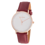Hallmark Womens Red Leather Strap | Time Watch Specialists