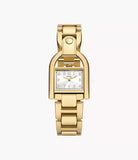 Harwell Three-Hand Gold-Tone Stainless Steel Woman's Watch | ES5327 | Time Watch Specialists