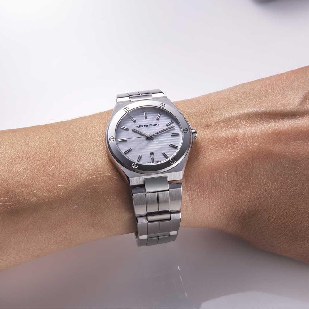 Herbelin Cap Camarat White Dial Woman's Watch|14545B19 | Time Watch Specialists