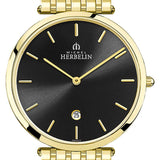 Herbelin Epsilon Gold Men's Watch - 19416/BP14N | Time Watch Specialists