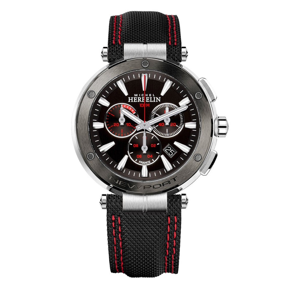Herbelin Newport Chronograph Men's Watch - 37688/AG44 | Time Watch Specialists