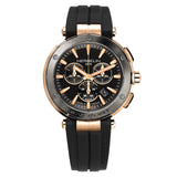 Herbelin Newport Chronograph Rubber Strap Quartz Men's Watch | 37688TRG33CA | Time Watch Specialists