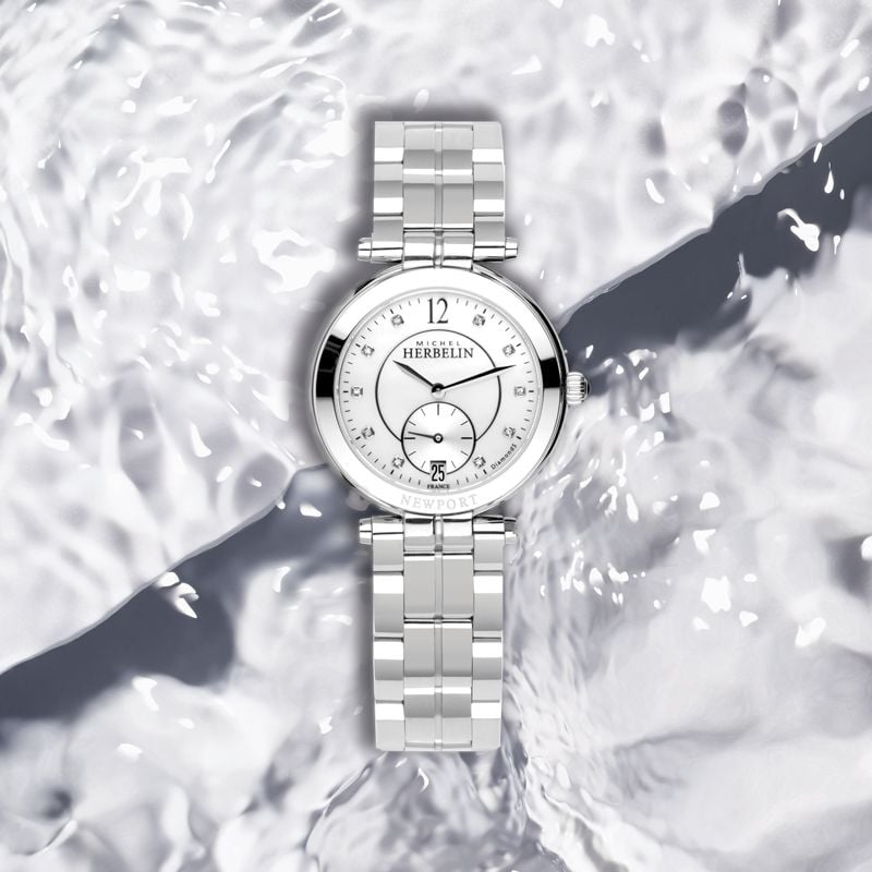Herbelin Newport Silver Women's Watch - 18384/B89 | Time Watch Specialists