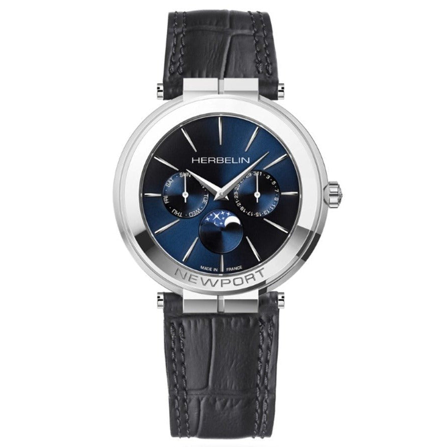 Herbelin Newport Slim Men's Watch - 12722/AP15 | Time Watch Specialists