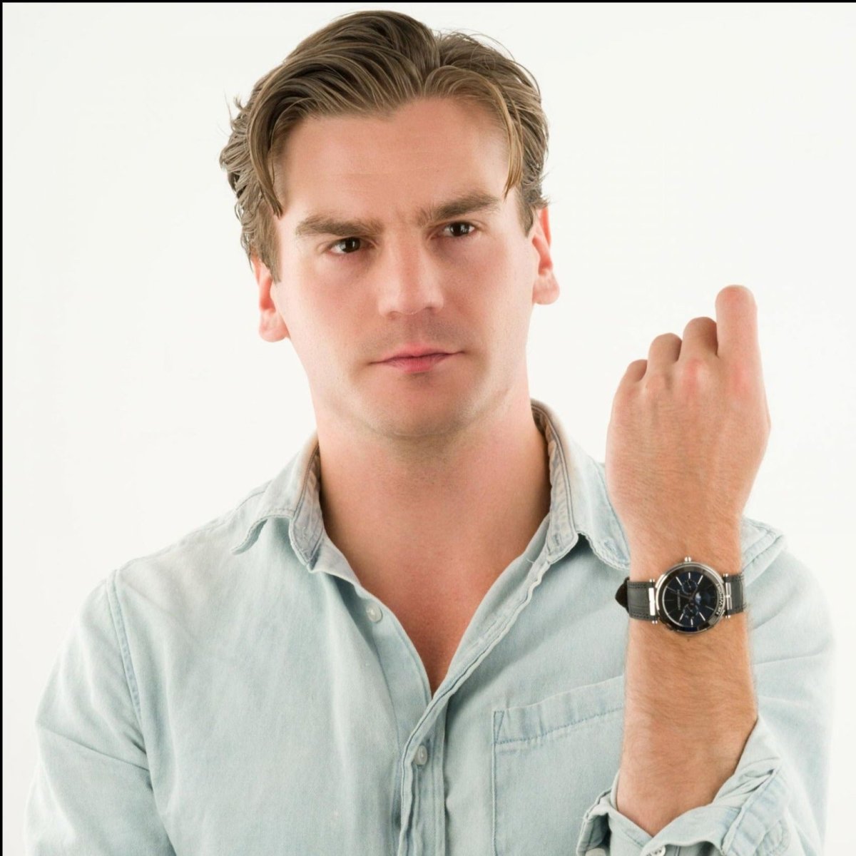 Herbelin Newport Slim Men's Watch - 12722/AP15 | Time Watch Specialists