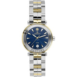 Herbelin Newport Stainless Steel Two-Tone Blue Dial Woman's Watch | 14285/BT35 | Time Watch Specialists