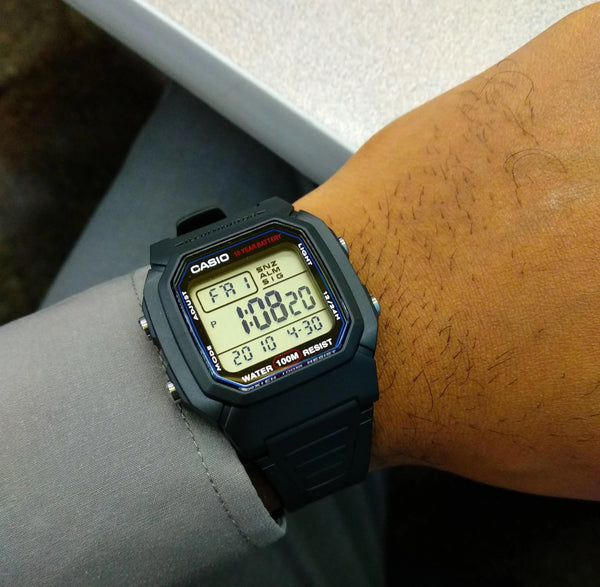 Casio Digital Unisex Watch | W-800H-1AVDF