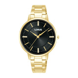 Lorus Black Sunray Dial Woman's Watch | RG254WX9 | Time Watch Specialists