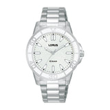 Lorus Stainless Steel White Dial Woman's Watch | RG253VX9 | Time Watch Specialists