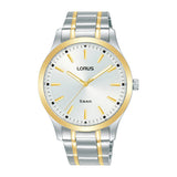 Lorus Two-Tone Stainless Steel White Dial Men's Watch | RRX26JX9 | Time Watch Specialists
