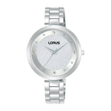Lorus White Sunray Dial Stainless Steel Woman's Watch | RG257WX9 | Time Watch Specialists