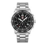 Luminox Pacific Diver Mens Chronograph Silver Stainless Steel Watch | XS.3142 | Time Watch Specialists