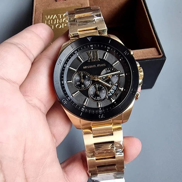 Michael Kors Brecken Chronograph Gold Tone Quartz Men's Watch | MK8848