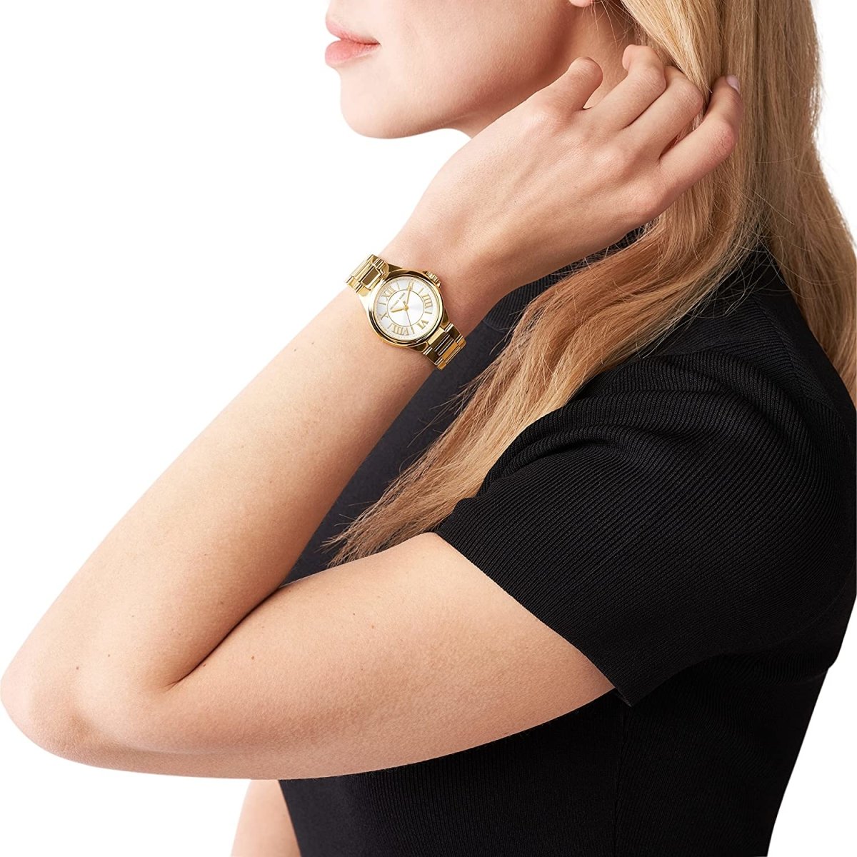 erklære lemmer byld Michael Kors Camille Gold Colour Watch | escapeauthority.com