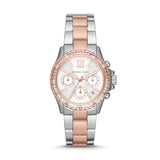 Michael Kors Everest Chronograph Two-Tone Women's Watch - MK7214 | Time Watch Specialists