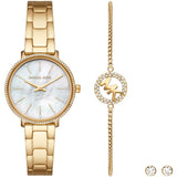 Michael Kors Gold Woman's Watch Set | MK1065SET | Time Watch Specialists