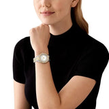 Michael Kors Harlowe Three-Hand Two-Tone Stainless Steel Woman's Watch | MK4811 | Time Watch Specialists